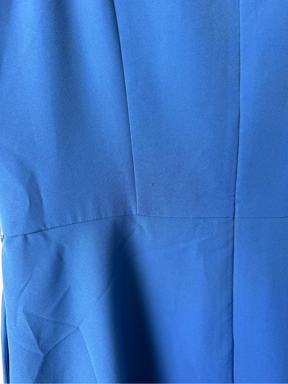 Kay Unger Vivianne Midi Dress in blue with lace trim size 14 - Picture 6 of 6